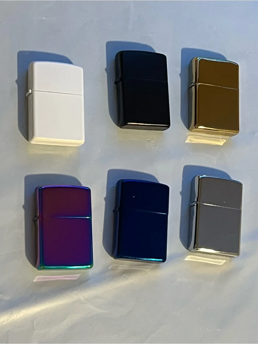 60 pack Metallic Party Lighter Assorted Colors - Pack of Refillable Lighters